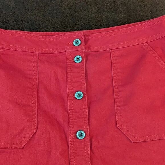 Liz Claiborne Red Pencil Skirt Knee-Length Women's Size 8 ✨ 2 /$15 ✨ - Picture 7 of 7